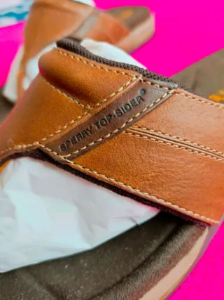 Chanclas Sperry Top-Sider Hombre Cuero Sandalias
