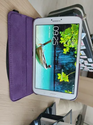 Samsung Galaxy Tab 3 Blanca con Funda
