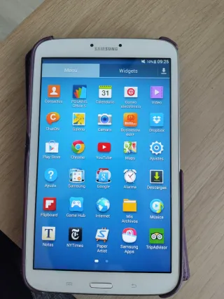 Samsung Galaxy Tab 3 Blanca con Funda