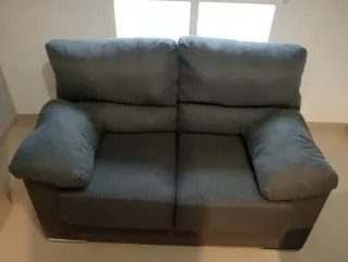 2 Sofás Grises 2 Plazas Poco Uso