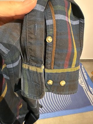 Camisa de cuadros para hombre