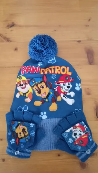 Gorro y Guantes Patrulla Canina