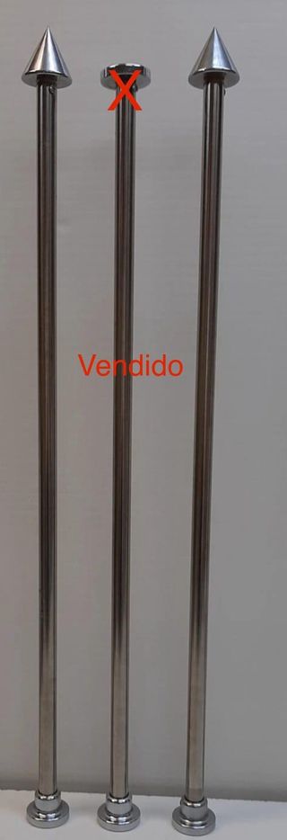 ESTANDARTE MASTIL BARRAS CROMADAS