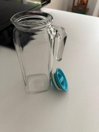Caraffa Bormioli 1L Vetro/Plastica Blu