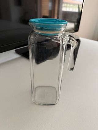 Caraffa Bormioli 1L Vetro/Plastica Blu