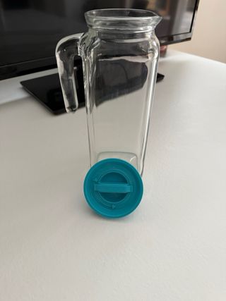 Caraffa Bormioli 1L Vetro/Plastica Blu