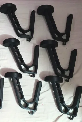 Soportes Casco Moto Negros