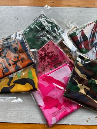 Braga de cuello multifunción camuflaje varios