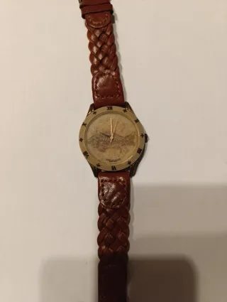 Reloj Dejuno Quartz Marrón y Dorado