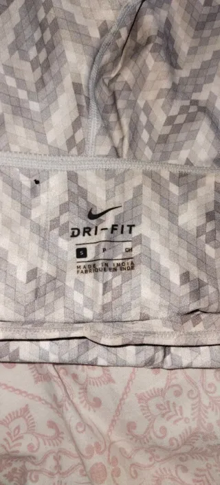 Mallas Nike Power Legend Cropped Gris Talla S