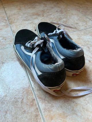 Zapatillas Vans Old Skool Azul y Negro