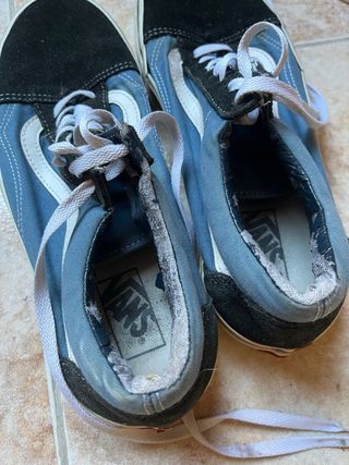 Zapatillas Vans Old Skool Azul y Negro