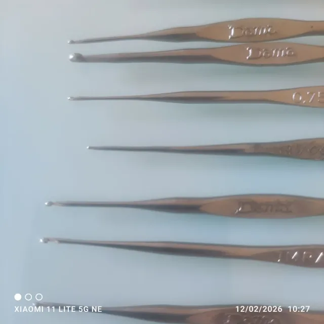 19 agujas de ganchillo crochet