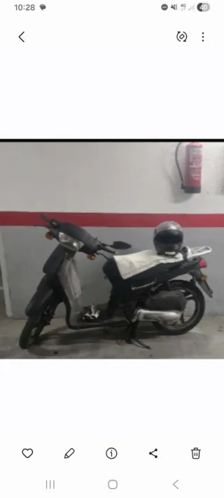 Honda Scoopy 100 c.c. Negra Automática