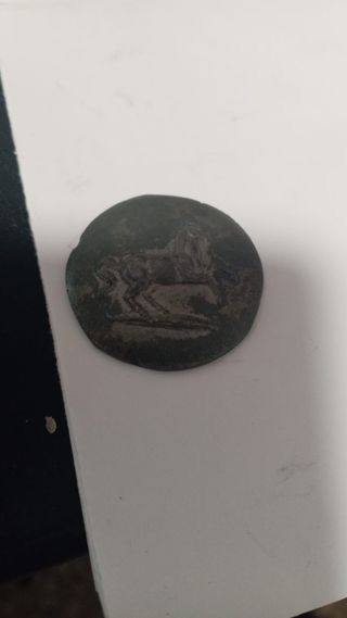 Moneda Antigua Zeugitana Sicilia Caballo