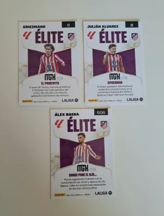 Élite Atlético Madrid. Megacracks 25-26. Panini.