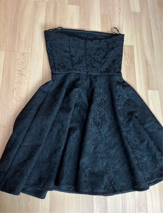 Vestido corto negro Pull&Bear