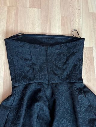 Vestido corto negro Pull&Bear