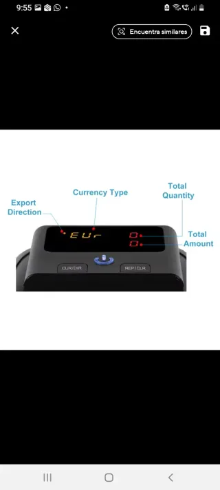 Contadora de Billetes y Detector Falsos