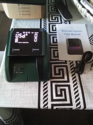 Contadora de Billetes y Detector Falsos