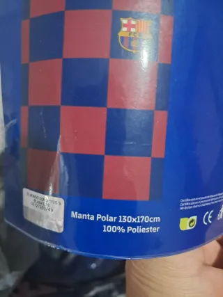 Manta polar FC Barcelona