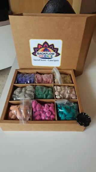 Quemador de incienso y 360 inciensos