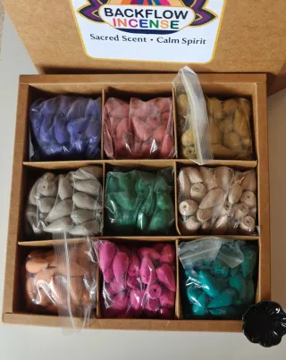 Quemador de incienso y 360 inciensos