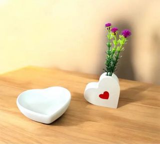 Set Cuori handmade in diplast