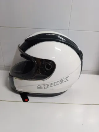 Casco Integral Sparx Negro, Azul y Blanco