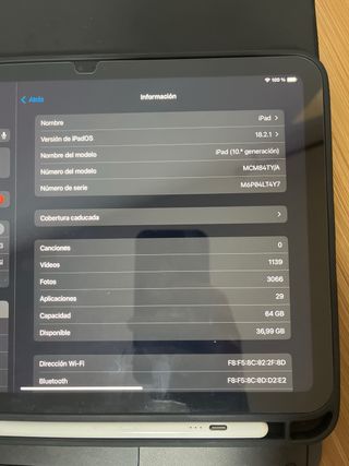 iPad 10ª Gen Plata + Teclado + Pencil