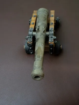 Adorno de cañón antiguo GANGA !!! a qué esperas