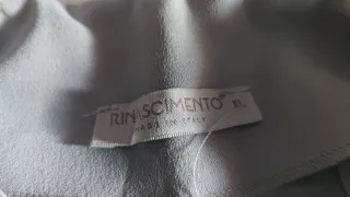 Pantalón Palazzo Gris con Cinturón