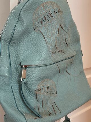 Mochila Orciani Turquesa Mujer