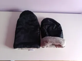 Manoplas para silla de bebé negras tilin talan