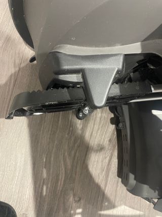 Portabebés Hamax Smiley rojo y gris