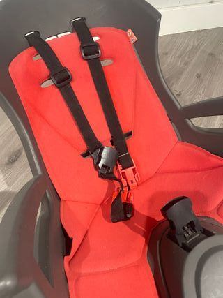 Portabebés Hamax Smiley rojo y gris