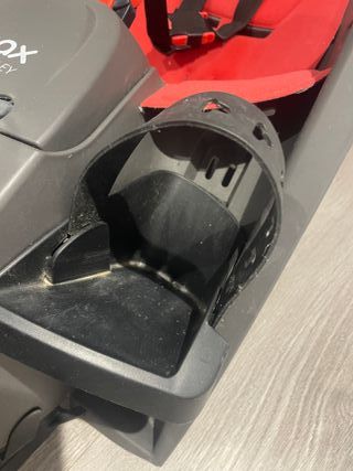 Portabebés Hamax Smiley rojo y gris