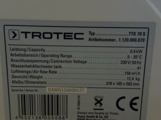 Deshumidificador Trotec Blanco y Gris