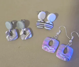 Pack pendientes arcilla polimérica
