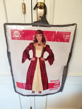 Disfraz Medieval Dama Talla L