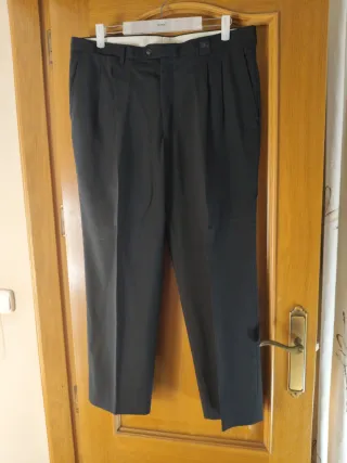 Pantalón traje Burberrys Talla 48 Negro