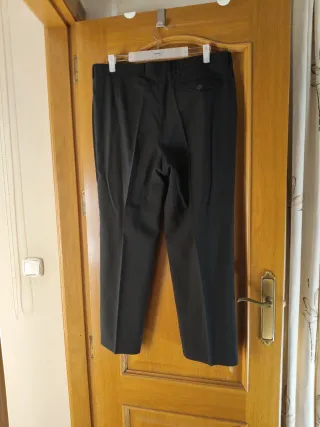 Pantalón traje Burberrys Talla 48 Negro