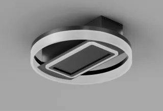 Lámpara LED con ventilador central