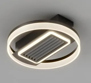 Lámpara LED con ventilador central