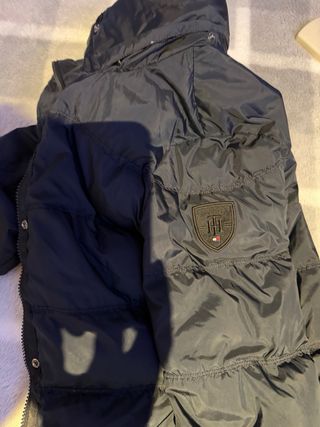 Abrigo Tommy Hilfiger Mujer Talla S Negro