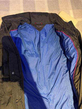 Abrigo Tommy Hilfiger Mujer Talla S Negro