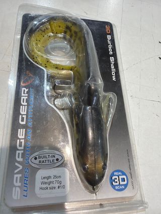 Vinilo Savage Gear 3D Burbot Shallow 25cm