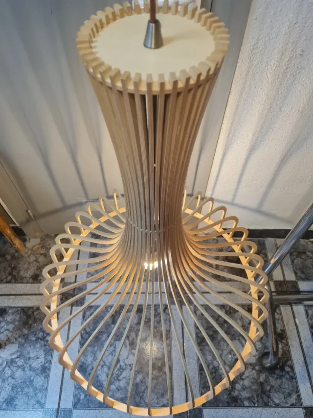 Lámpara colgante madera