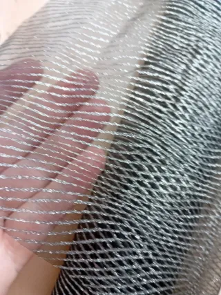 Runner Tavolo Nero Glitter 36x500cm