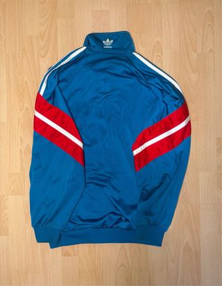 Adidas Vintage Track Jacket Azul Roja 90s Retro